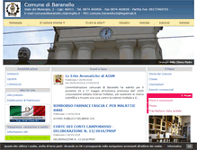 Tablet Screenshot of comune.baranello.cb.it